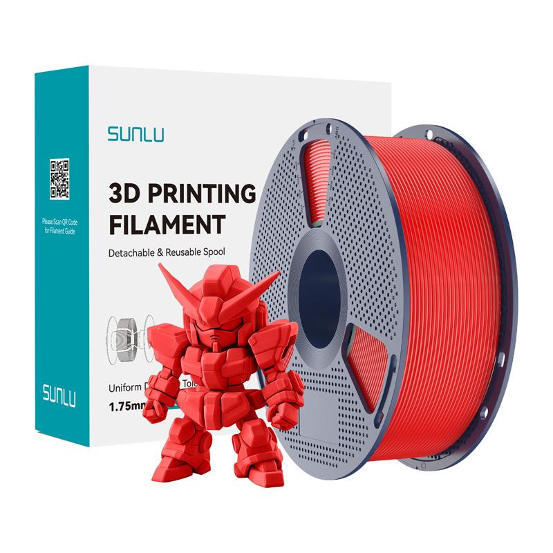 Sunlu PLA+ 2.0 Filament (Red)
