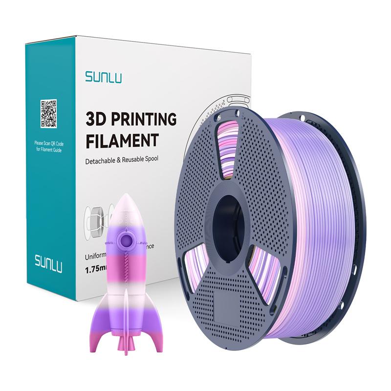 Sunlu PLA Filament (Rainbow) 03