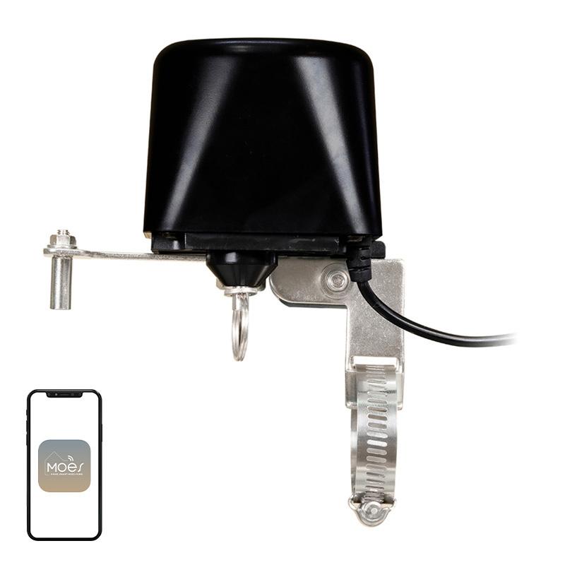 MOES WV-LZ-BK Wi-Fi Water Valve (Black)