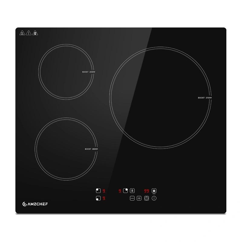 AMZCHEF CE-T-74IB3xyzf-CS 3-zone induction cooktop