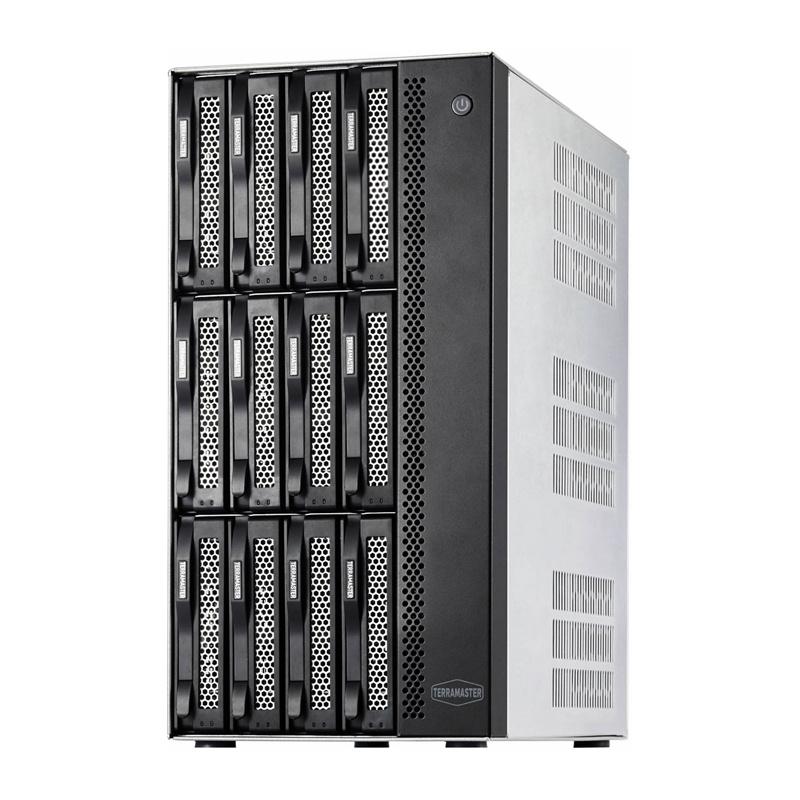 TERRAMASTER T12-500 Pro NAS File Server with Intel Core i7-1255U, 16GB RAM, 12 bays