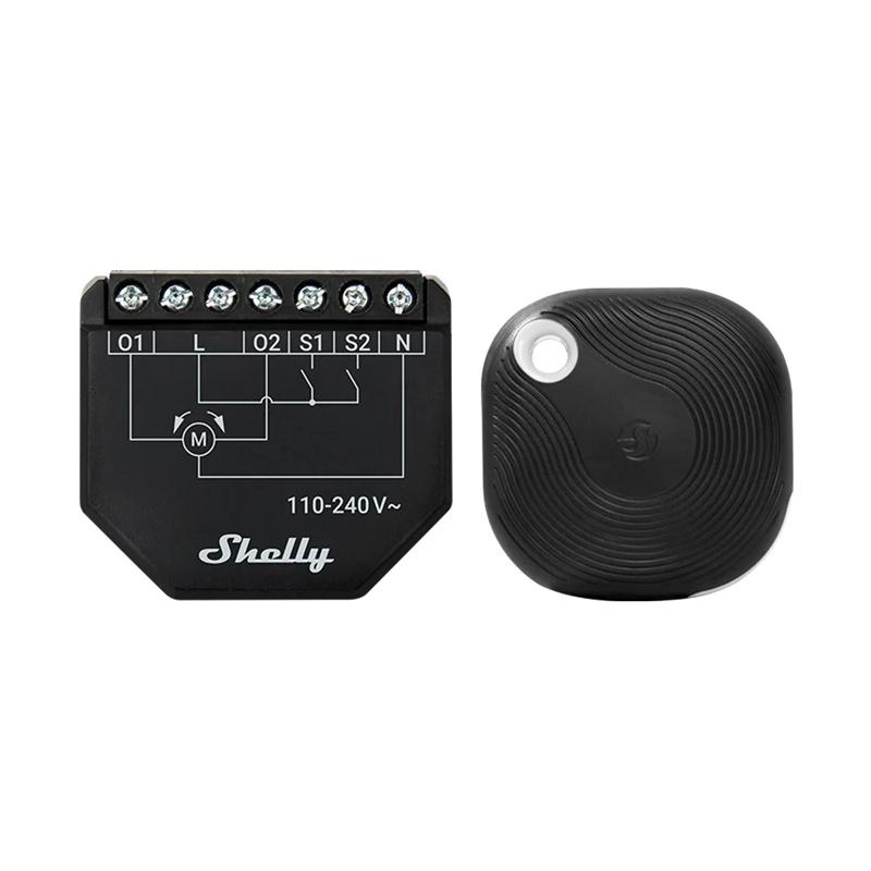 WiFi Shelly Shutter + BLU Button Tough 1 blinds/curtains controller