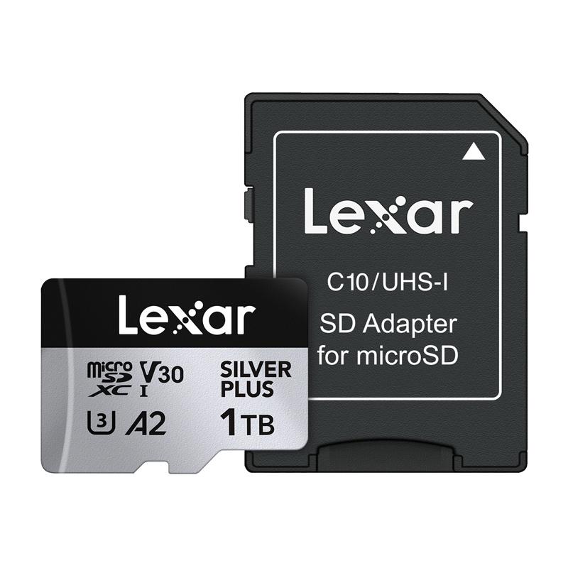 Karta pamięci Lexar High-Performance Silver Plus microSDXC 1TB + adapter