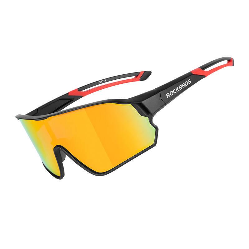 Rockbros bicycle glasses, photochromic 10135R (red)