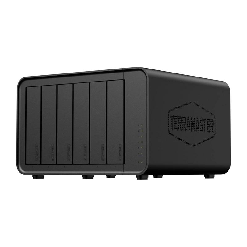 TERRAMASTER F6-424 NAS File Server with Intel Celeron N95, 8 GB RAM, 6 bays