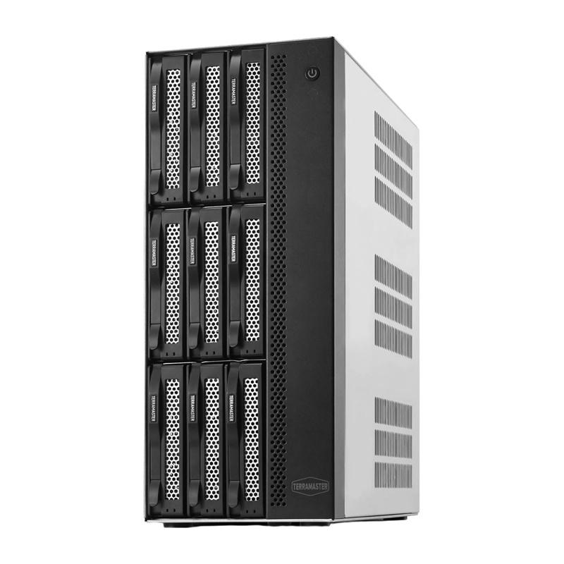 TERRAMASTER T9-500 Pro NAS File Server: Intel Core i7-1255U, 16GB RAM, 9 bays