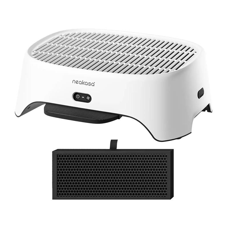 Step for a litter box with the Neakasa AirStep odor absorber