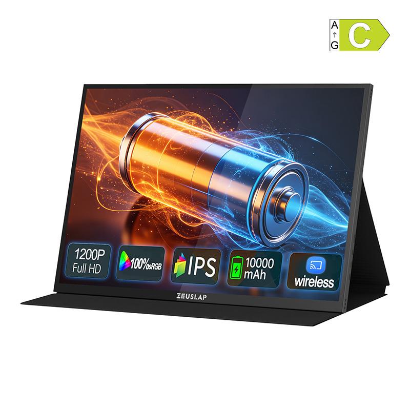 ZEUSLAP P16BT portable monitor with a 16-inch touchscreen