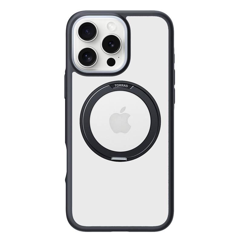 Torras Ostand R Fusion Case for iPhone 16 Pro Max (Black)