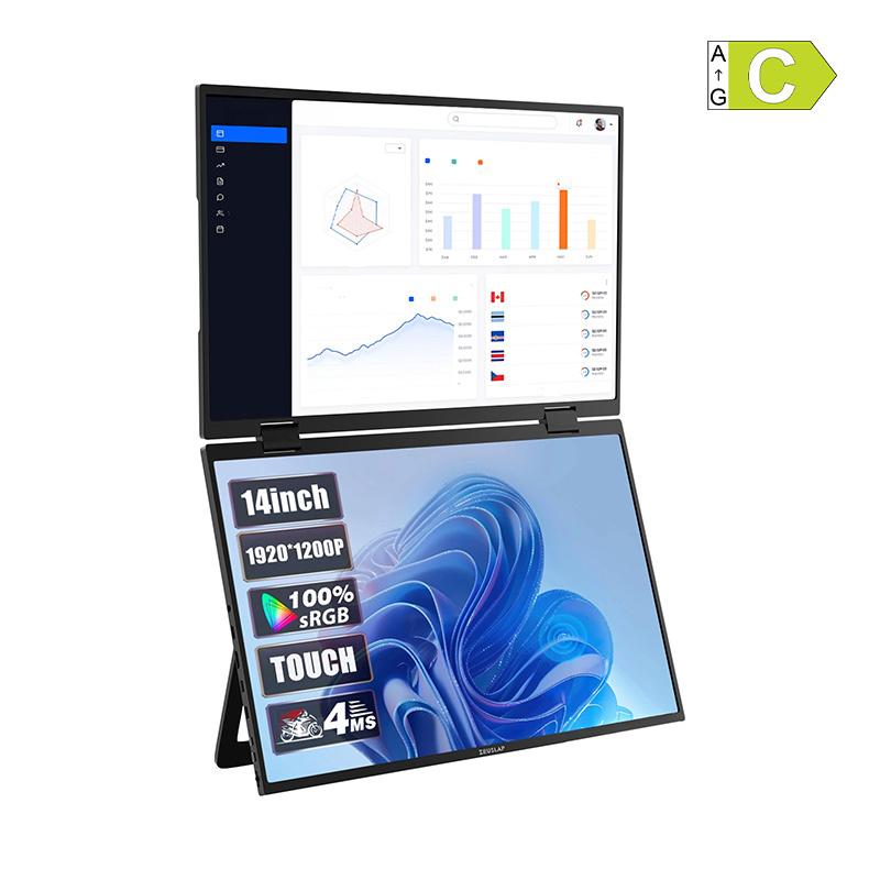 ZEUSLAP Z14W Portable Monitor with a 14-inch dual-touch screen