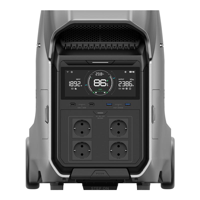 Set: EcoFlow Delta Pro 3 power station + 400W photovoltaic panel.