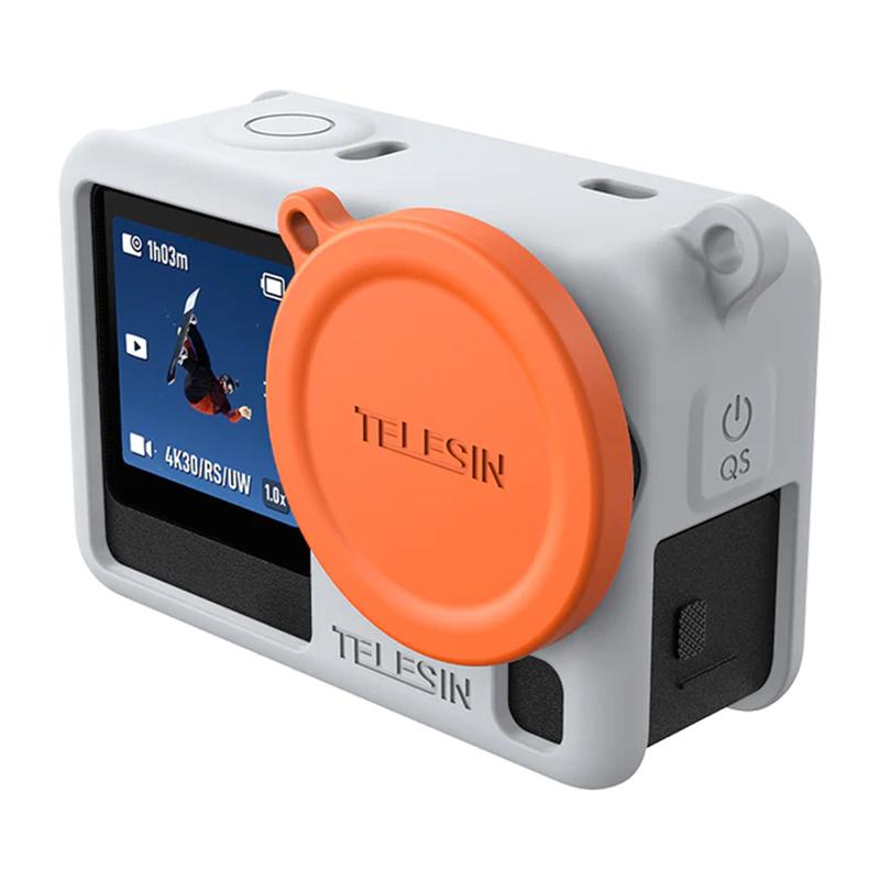 Telesin Silicone Protective Case for DJI Osmo Action 6 (Gray)