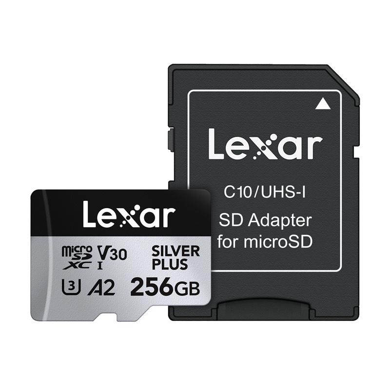 Karta pamięci Lexar High-Performance Silver Plus microSDXC 256GB + adapter