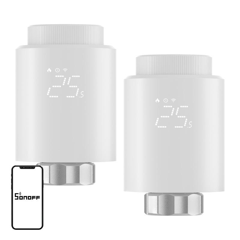SONOFF ZigBee TRVZB Thermostatic Head, 2-Pack