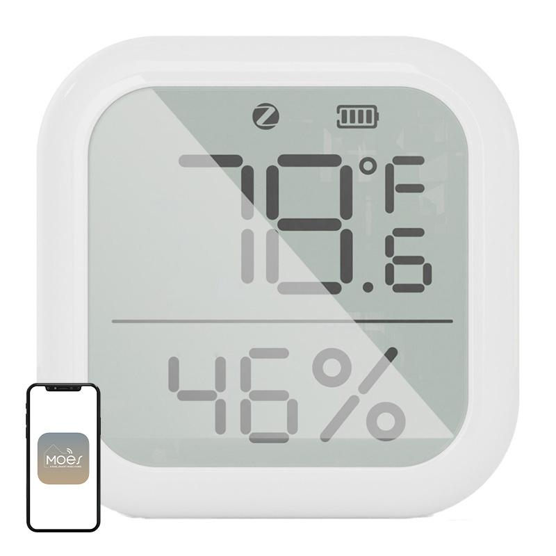 MOES ZSS-KB-TH-LF-C ZigBee LCD Temperature and Humidity Sensor
