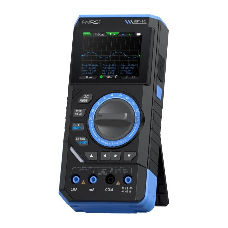 SigGen 3-in-1 FNIRSI DST-201 handheld digital multimeter with oscilloscope