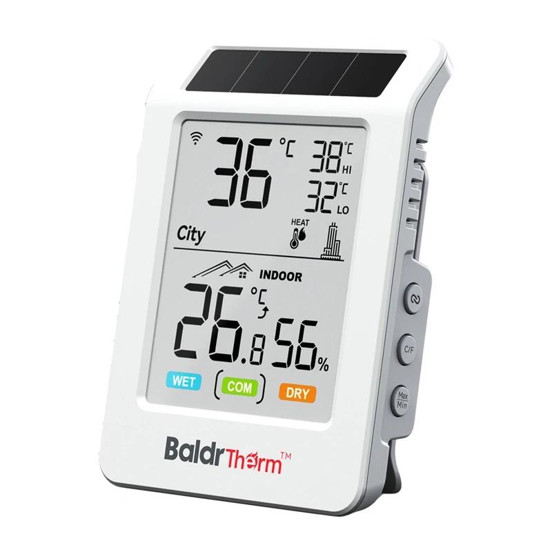 BALDRTHERM HCS596WB Solar-Powered Wi-Fi Thermohygrometer