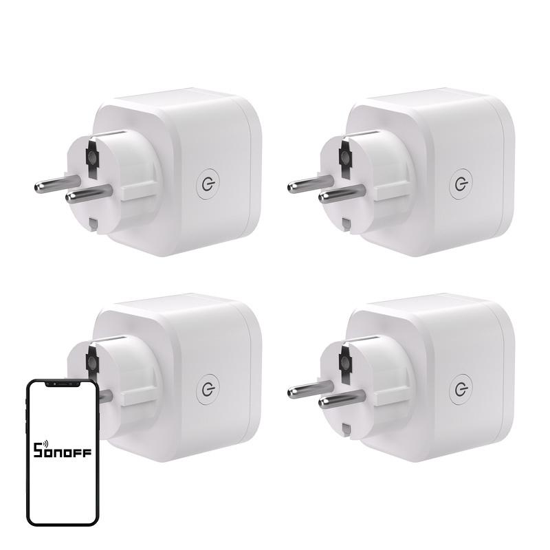 SONOFF S61s Matter External Plug via Wi-Fi, 4-Pack
