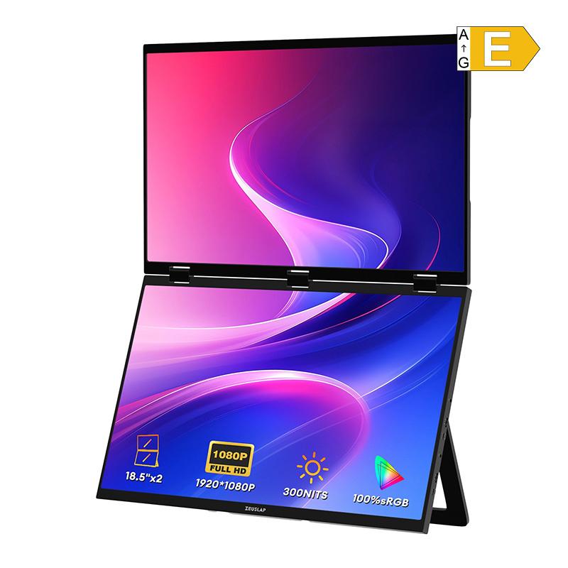 ZEUSLAP Z18W Dual 18" Portable Monitor