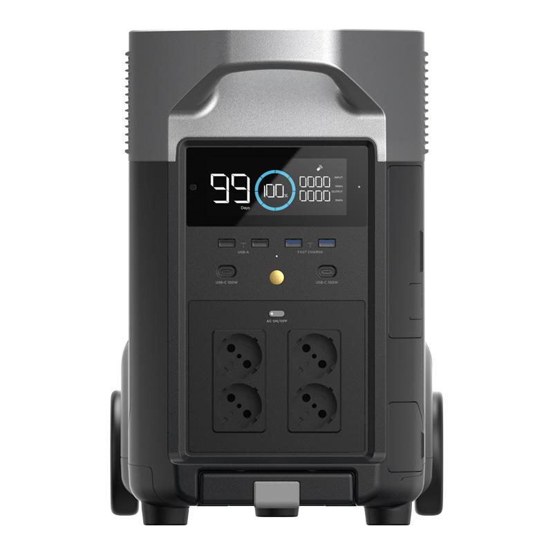 Set: EcoFlow Delta Pro power station + 2x 400W photovoltaic panel.