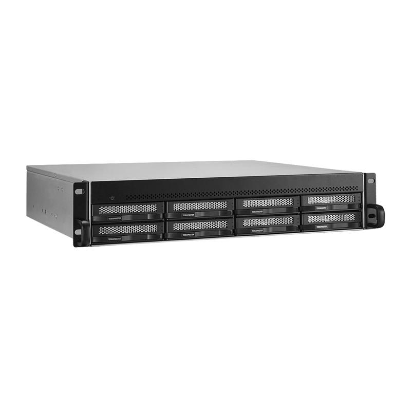 TERRAMASTER U8-500 Plus NAS File Server: Intel Core i7-1255U, 16GB RAM, 8 bays