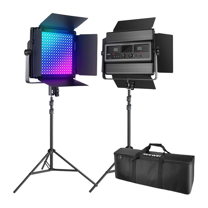 Set of 2 NEEWER RGB1200 60W V4 LED Lights