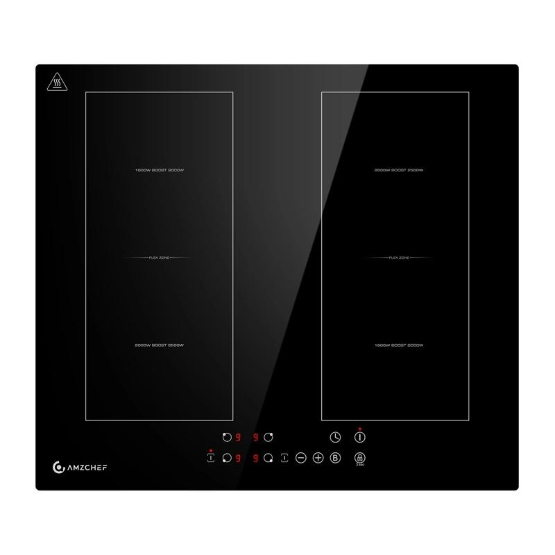AMZCHEF CE-FS-I72S-FFDD06 Induction Cooktop, 4 zones