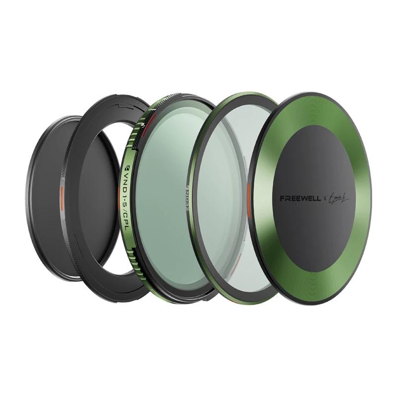 Variable density ND/CPL filter kit Freewell Brandon Li 72mm