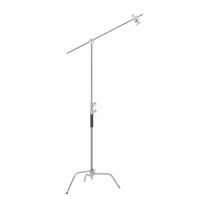 NEEWER SC320 320 cm Stainless Steel C-Frame Stand with Extension Arm