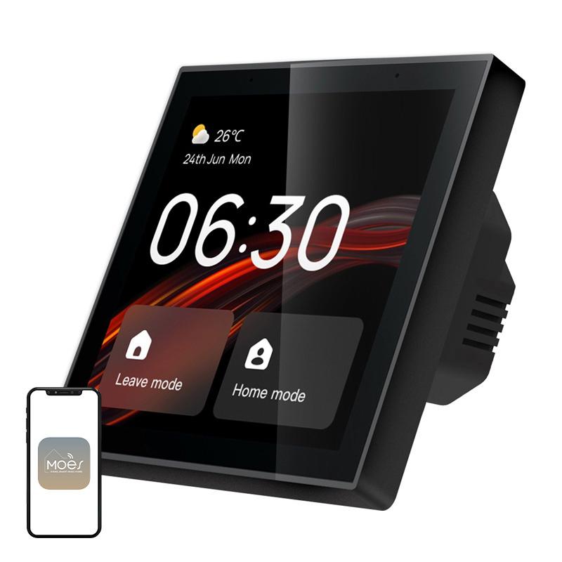 MOES CCP-TY-LN Wi-Fi/ZigBee Control Panel with 4" LCD Display