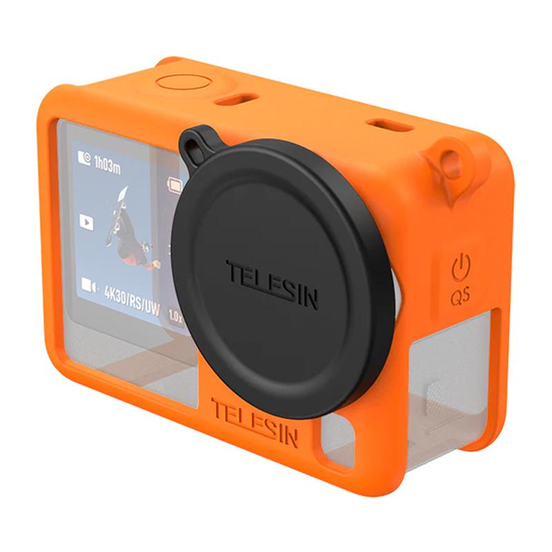 Telesin Silicone Protective Case for DJI Osmo Action 6 (Orange)