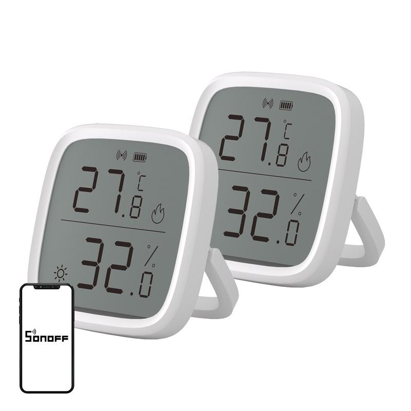 SONOFF ZigBee SNZB-02D Temperature and Humidity Sensor, 2-Pack