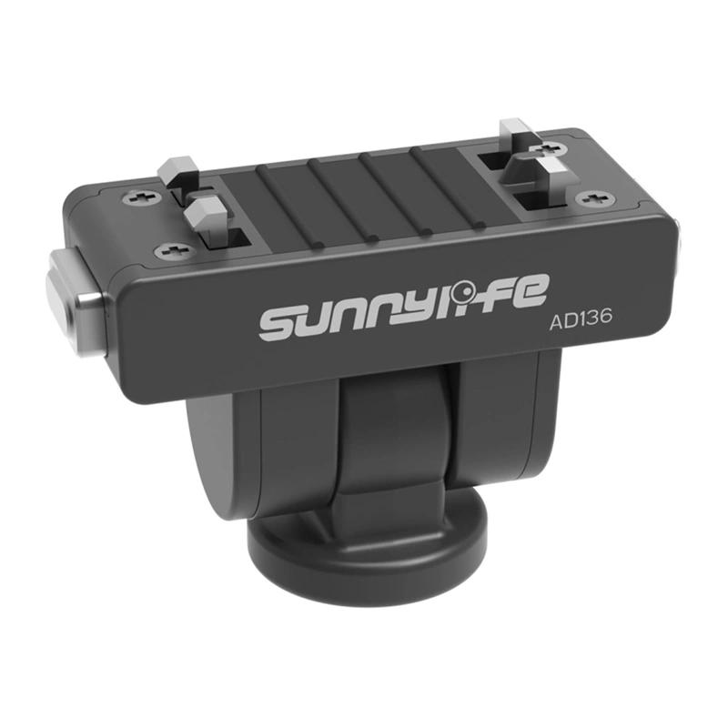 Sunnylife 1/4" Quick-Release Adapter with 180° Rotation for Insta360 X4 Air / X5 / Ace Pro 2 / 1 / Ace