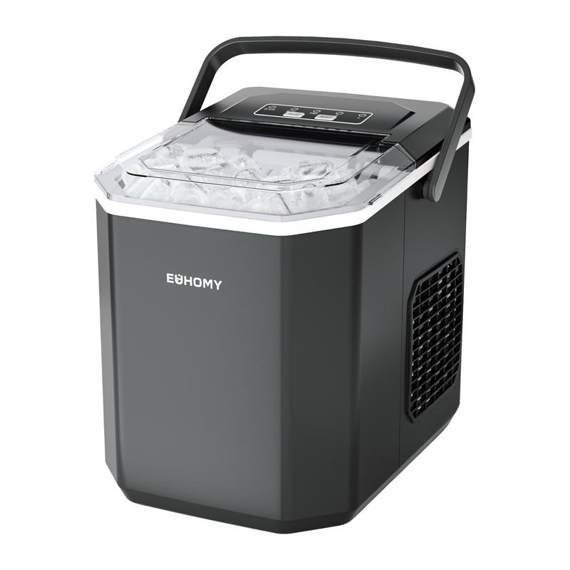 Euhomy IM011 Ice Maker, 1.2 L, 12 kg (Black)