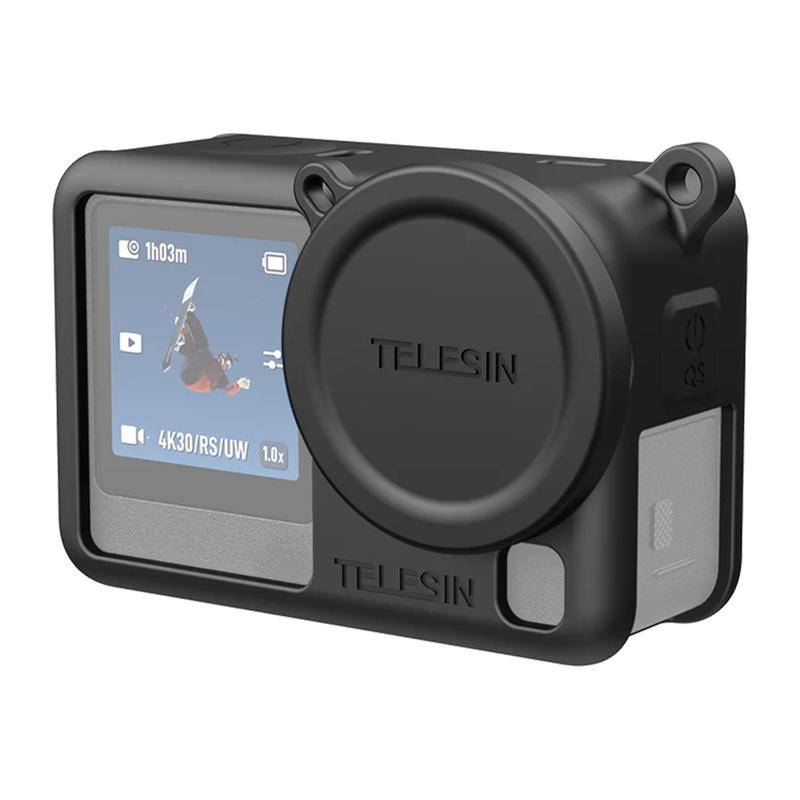 Telesin Silicone Protective Case for DJI Osmo Action 6 (Black)