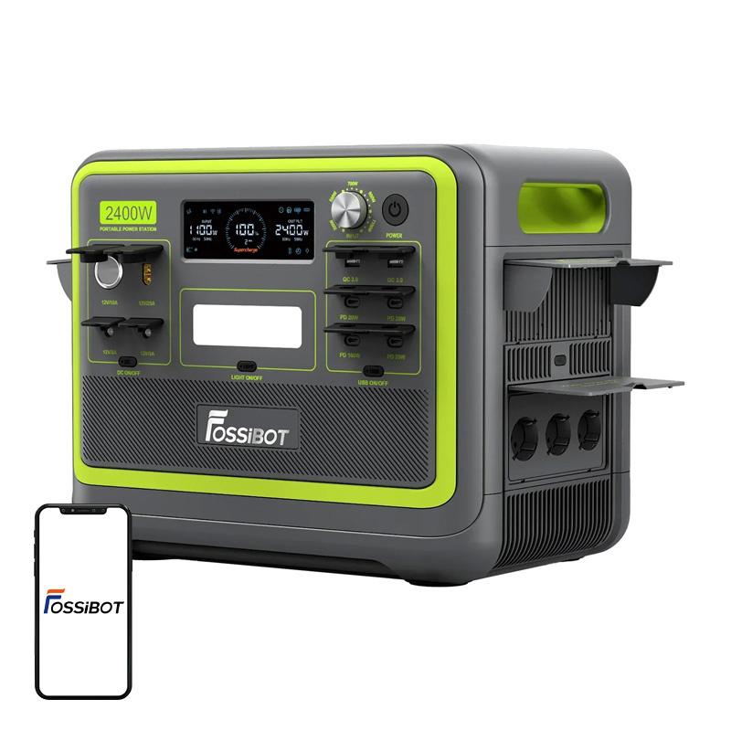FOSSIBOT F2400 2400W Charging Station (Green)