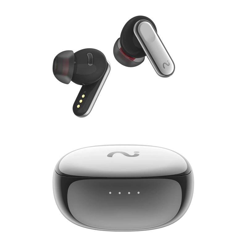 VIAIM Nano+ AI Earbuds with Voice Recorder (Silver)