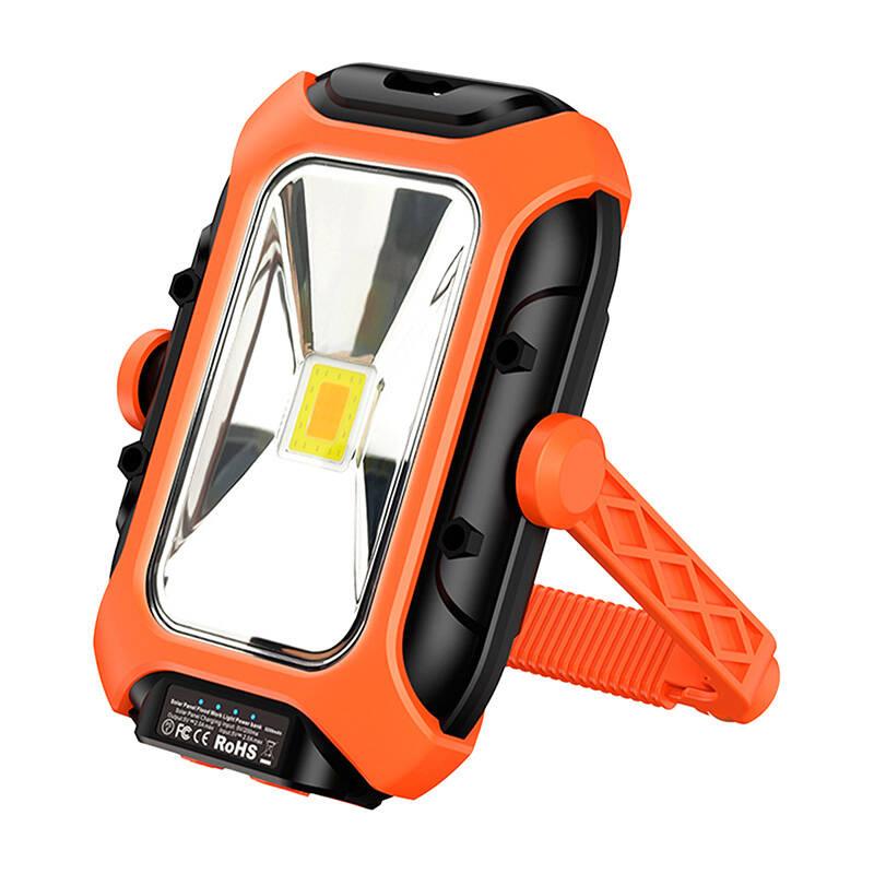 Workshop lamp with solar panel Superfire GM05 - 500 lm, powerbank.