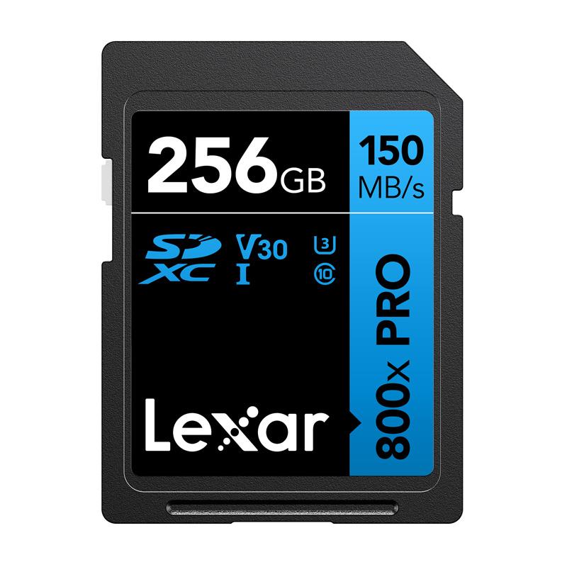 Lexar Professional 800x Pro SDXC 256GD memory card
