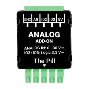 SHELLY 0-30V Analog Module—an add-on for the Shelly Pill