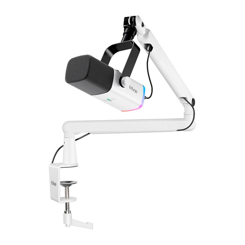 Fifine TAM8W dynamic microphone (white)
