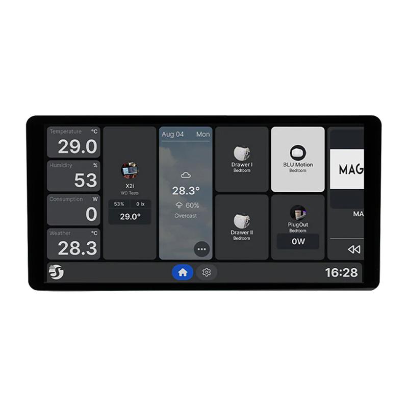 6.95" Shelly Wall Display X2i WiFi/BLU control panel (silver)