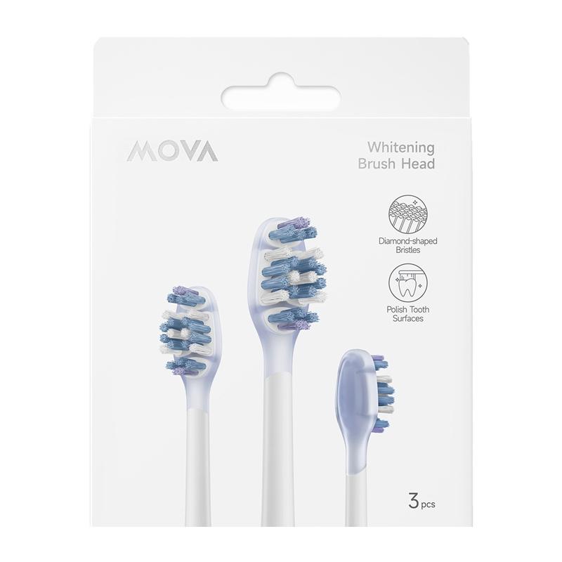 Replacement brush heads for the MOVA Fresh 20 and Sensus Fresh 10