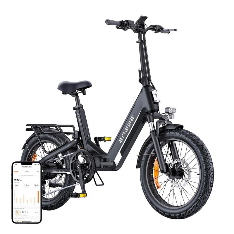 ENGWE L20 3.0 BOOST 250W 20" Electric Bike (Black)