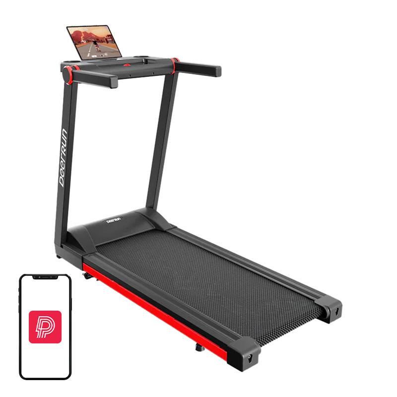 DeerRun A1 Pro Foldable Electric Treadmill (Black and Red)