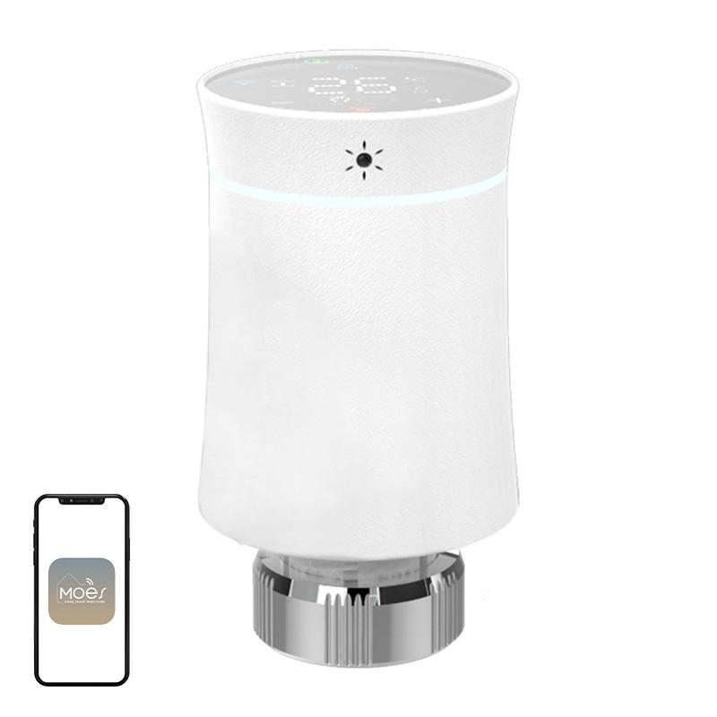 MOES TRV BY100 ZigBee Touch Thermostatic Head