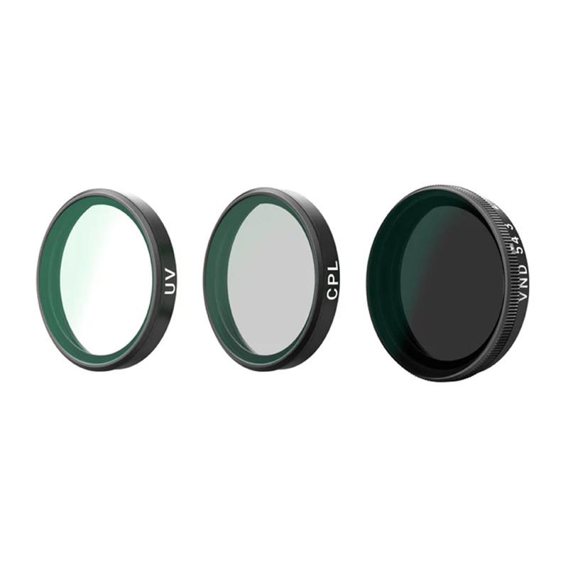 Telesin CPL/VND8/UV filter set for DJI Osmo Action 6 (3 pcs.).