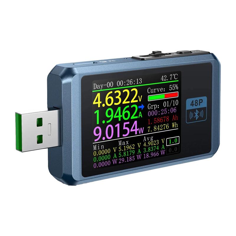 FNIRSI FNB48P BT USB port tester with Bluetooth