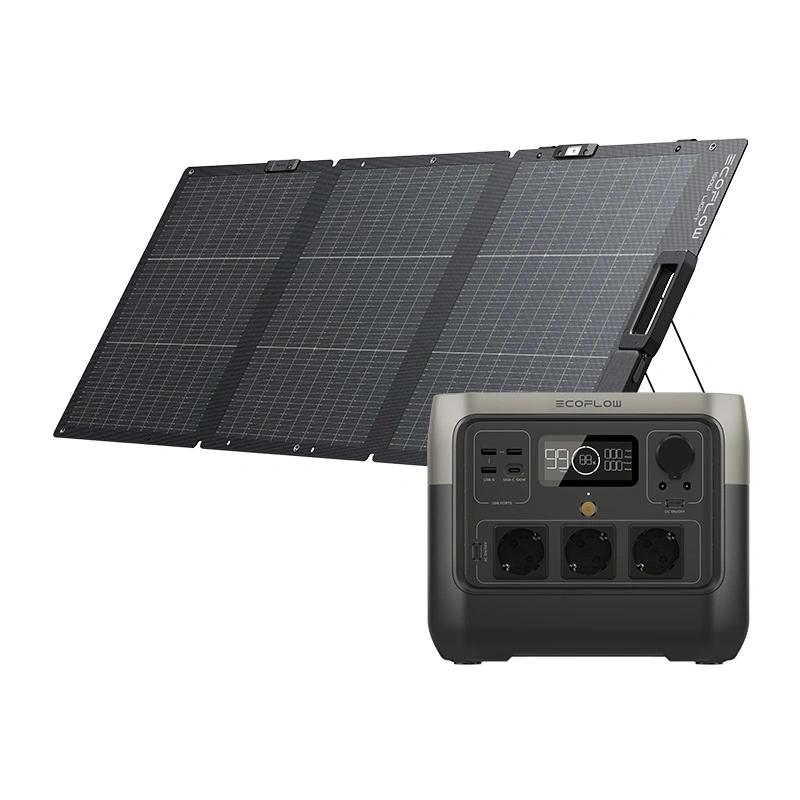 Bundle: EcoFlow River 2 Pro Power Station + 160W Solar Panel