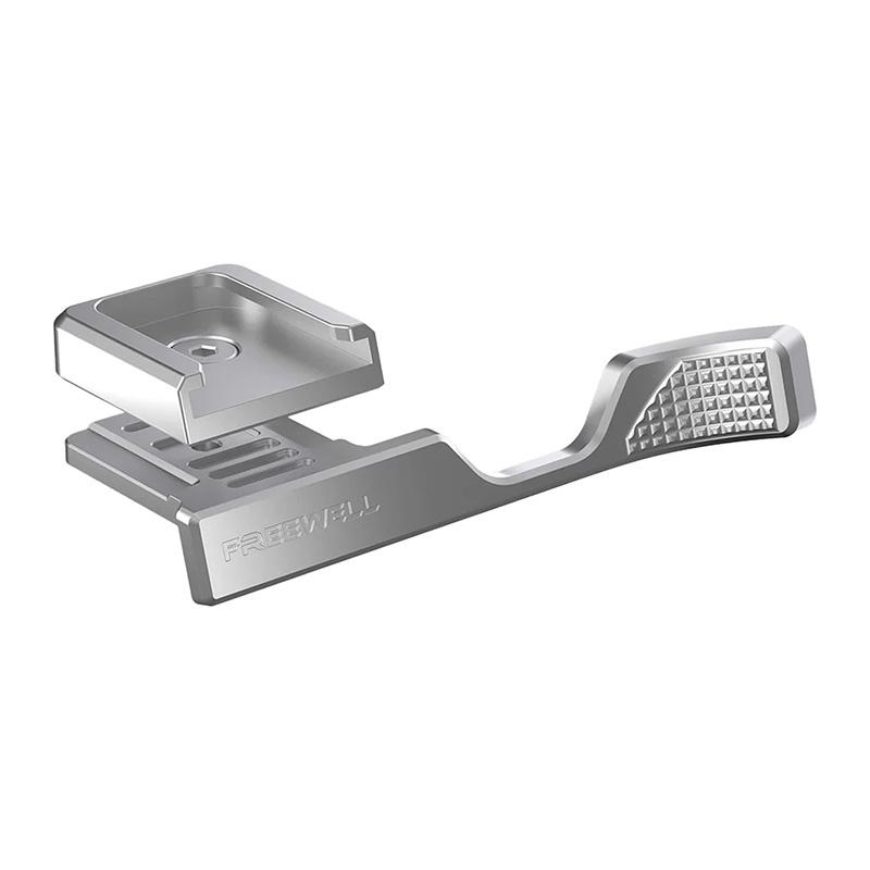 Freewell cold shoe thumb mount for Fuji X100VI (silver)